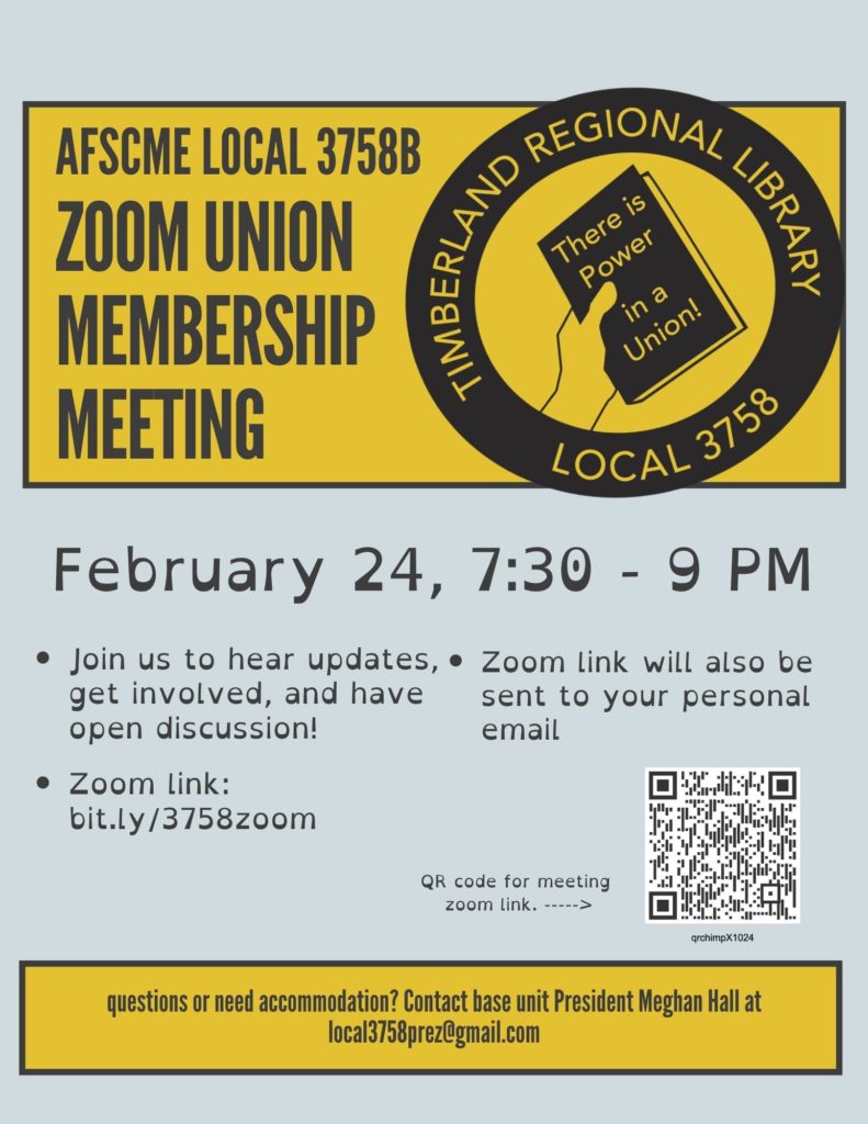 AFSCME Local 3758 – Representing the employees of Timberland Regional ...